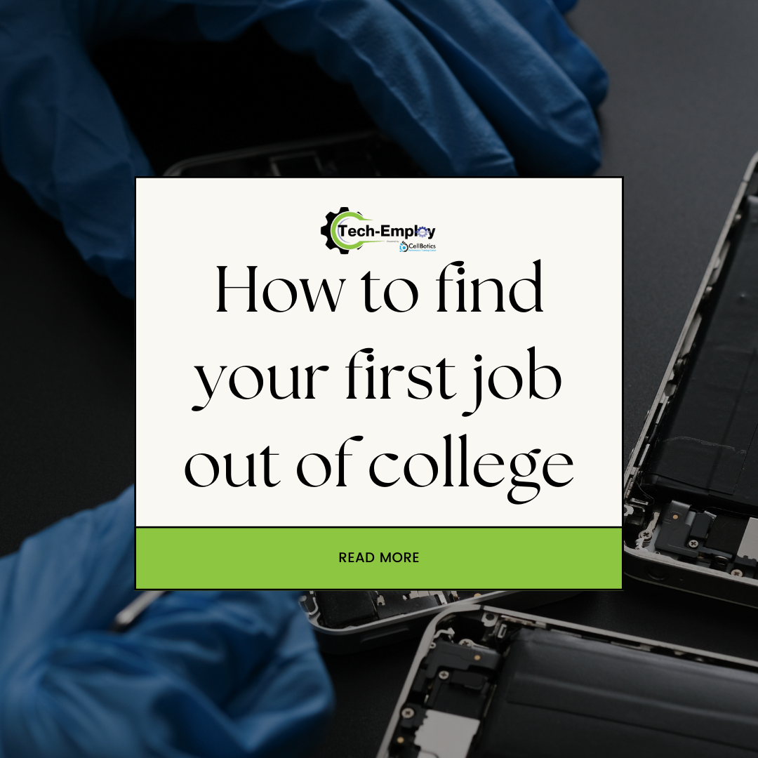How to find your first job out of college